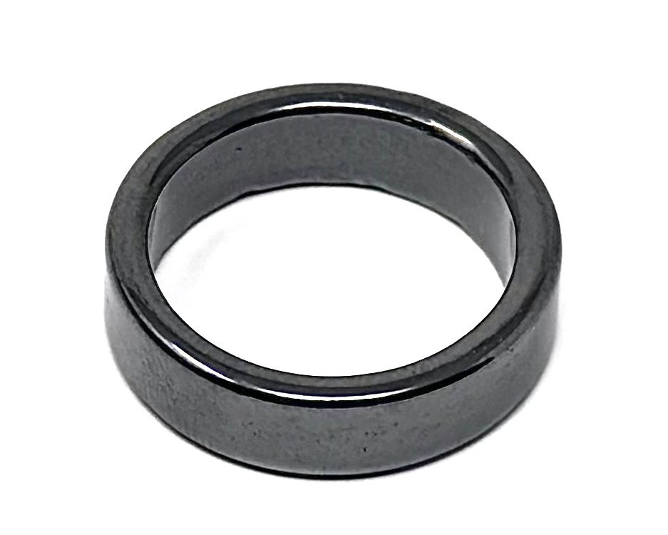 Hematite Ring, Hematite Gemstone Crystal Jewelry – Choose Size (Crystal Ring)