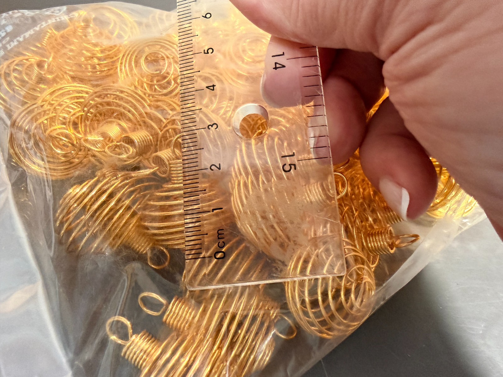 300 Spiral Cage Pendants Bulk Wholesale Resale Lot Gold tone to Hold Stone NOS