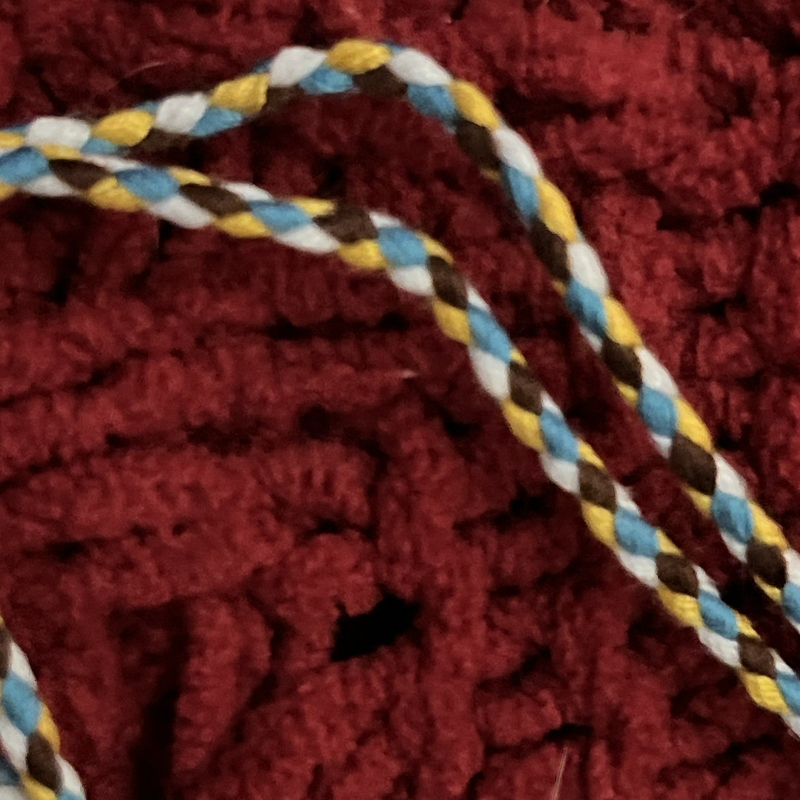 NEW BOHO BRAIDED THREAD FRIENDSHIP BRACELET ADJUSTABLE YELLOW TEAL BROWN WHITE