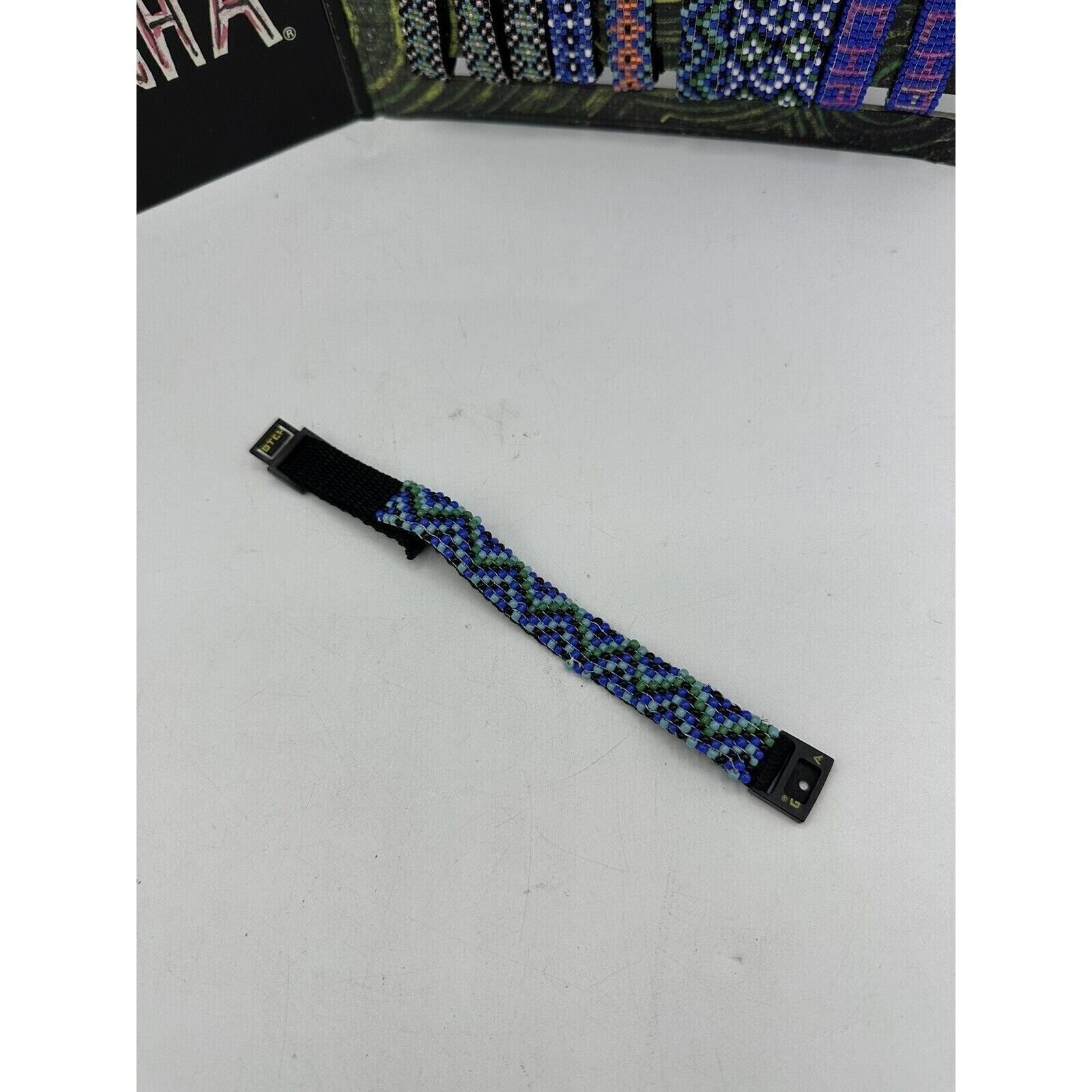 Vintage Gotcha Bracelet Adult Unisex Surf Skate Braided Wrap Multi 80s 90s