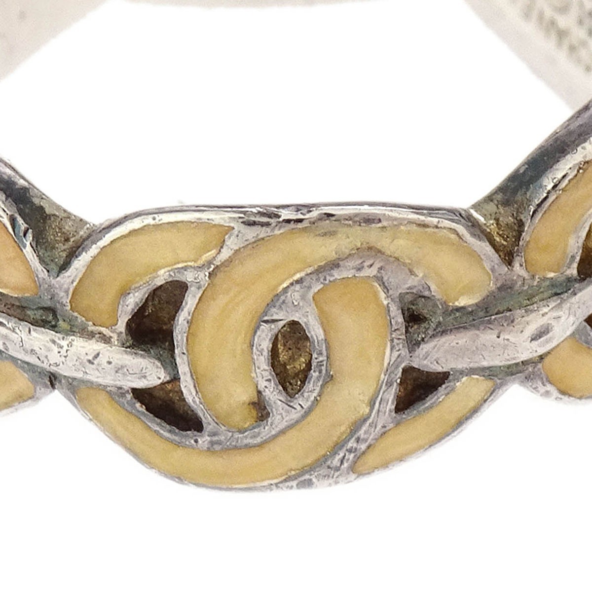 Chanel Ring Silver #52 00T 186596