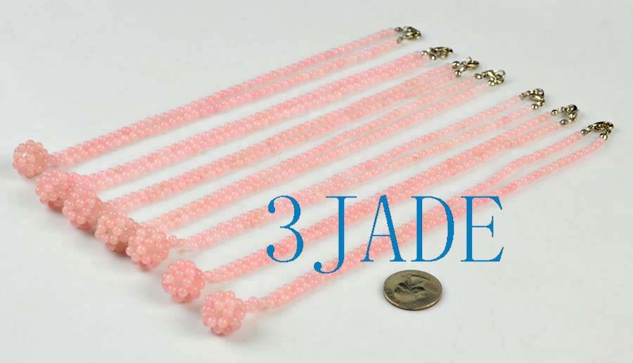 16″ Natural Rose Quartz Beads Necklace