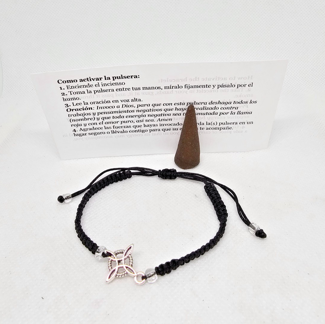 PULSERA NUDO DE BRUJA / WITCH’S KNOT BRACELET PARA PROTECCION ENVIDIA MAL DE OJO