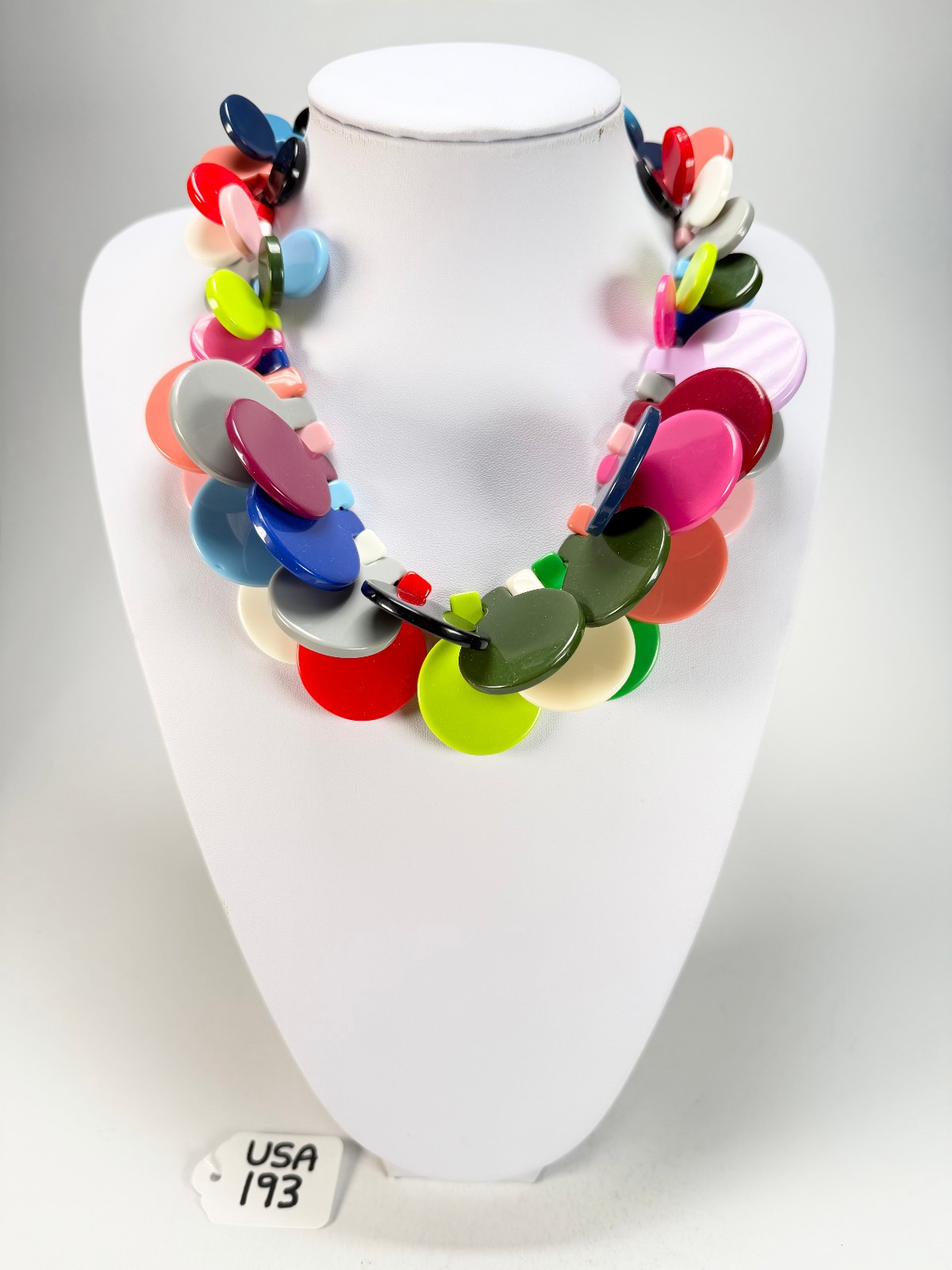 Marion Godart – BSX “Boutons” Multi-Colour Mix Resin Necklace