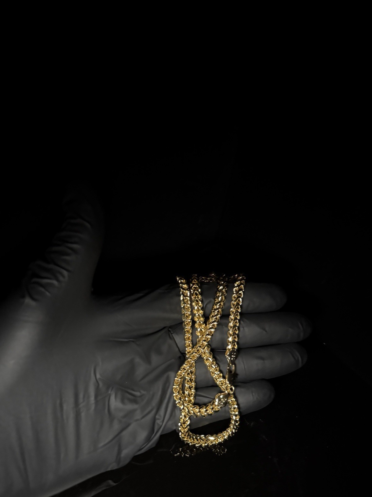 24in. Gold Filled Box Franco * Italy Stamped 750*Chain w/ Lobster Clasp