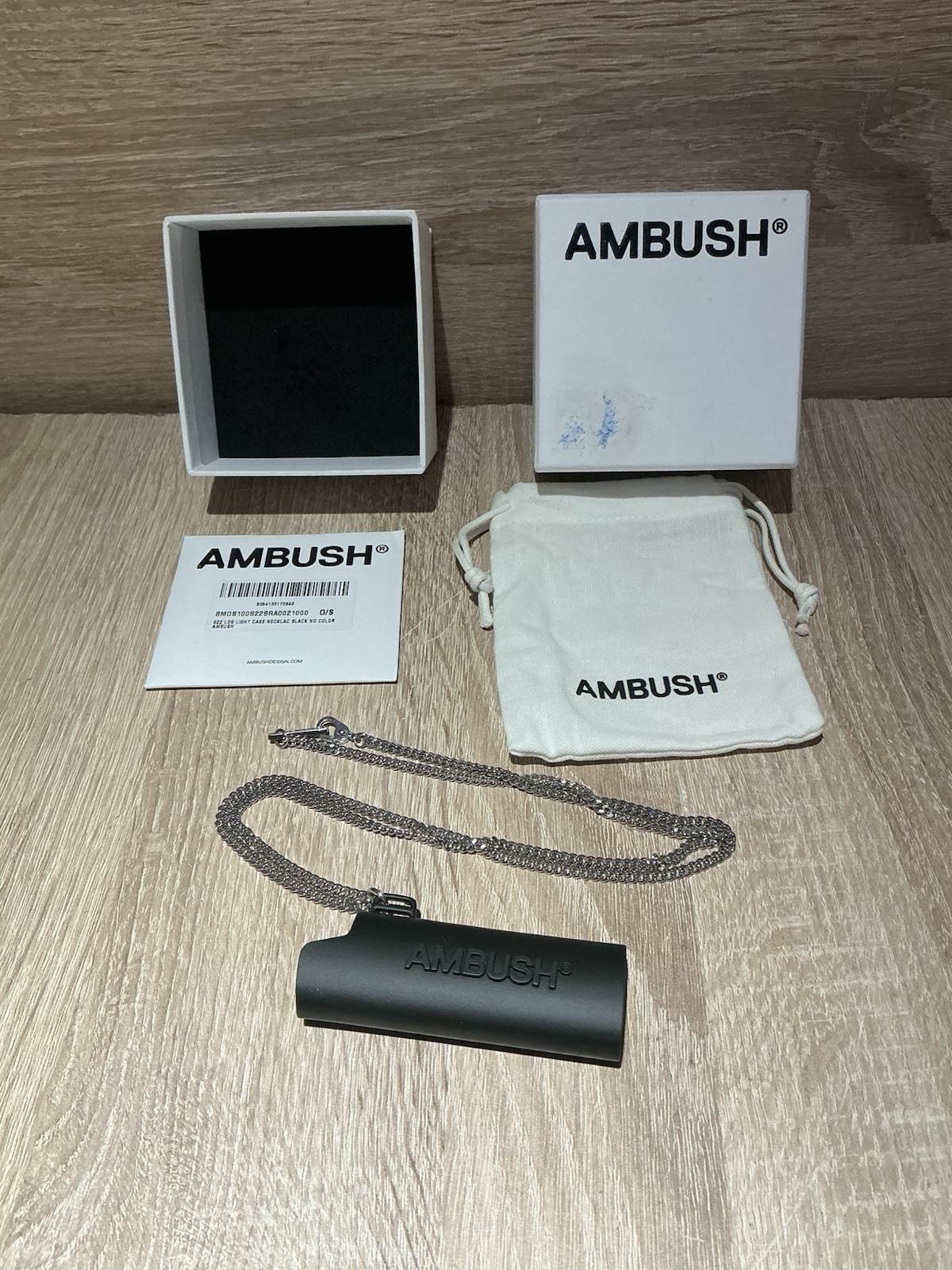 Ambush Lighter Necklace New Boxed Designer Jewellery Quirky Statement Piece (c