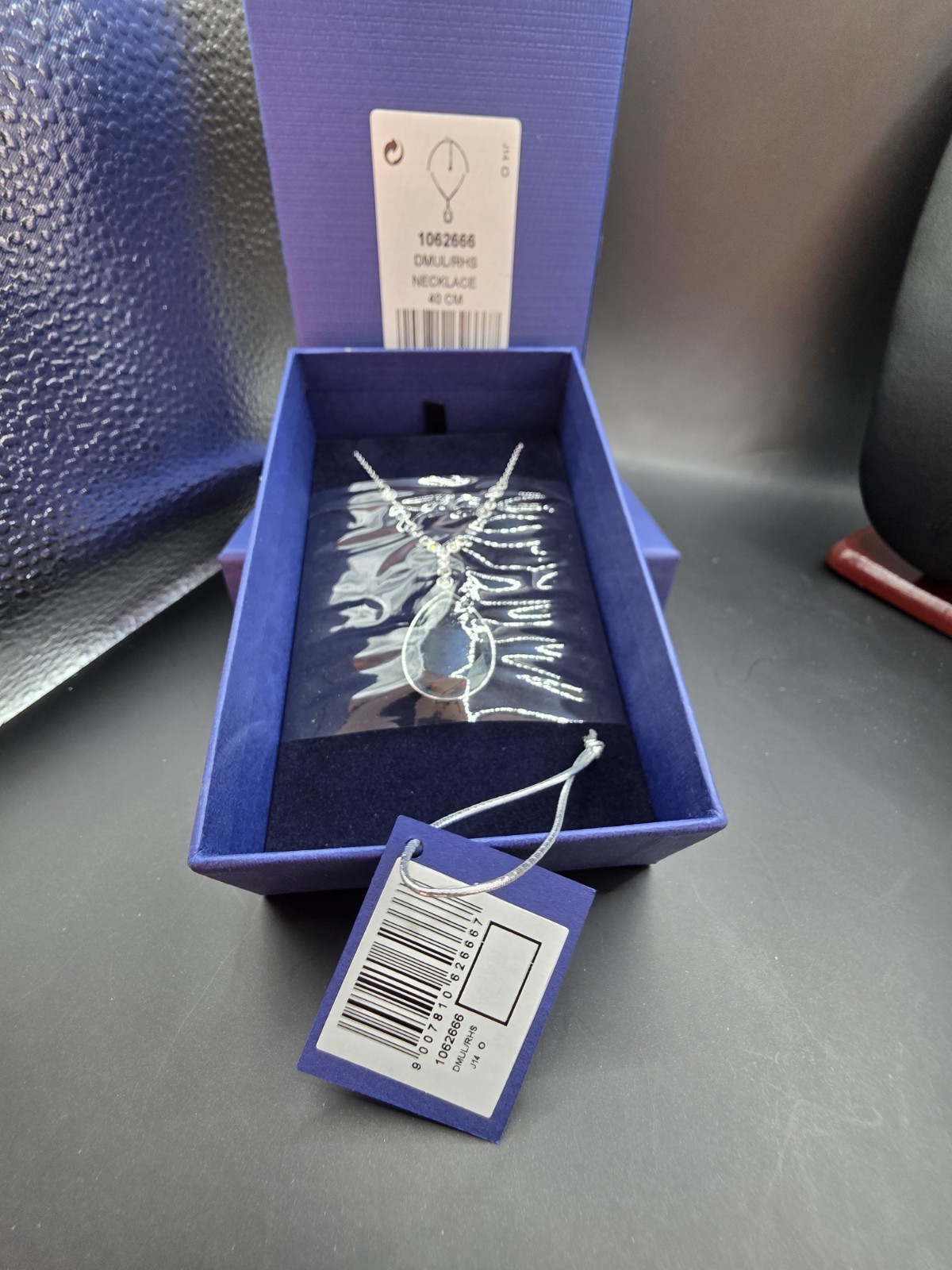 SWAROVSKI Necklace: Meringue Montana L40cm 4.5×2.3cm 1062666 Boxed