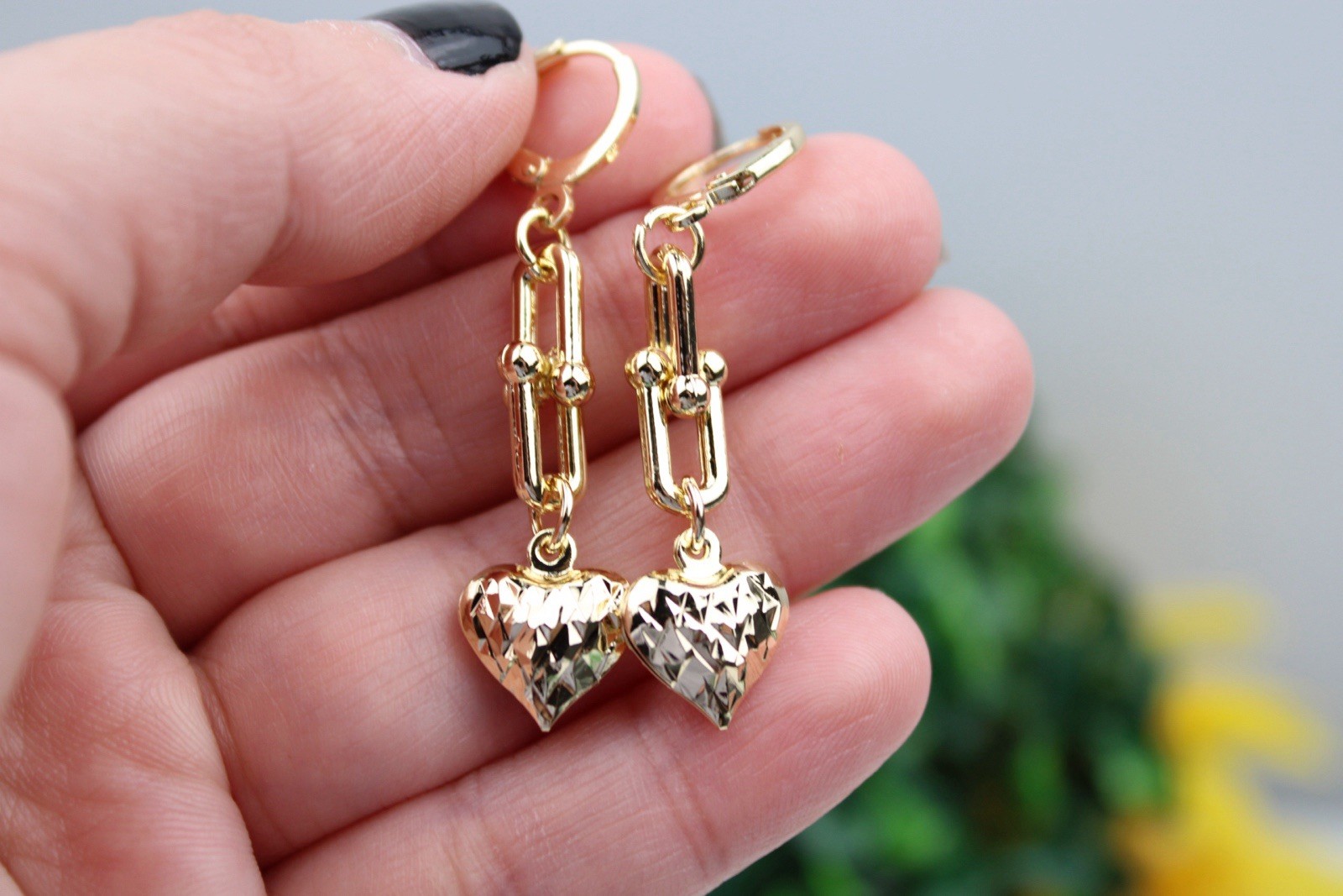 High Quality gold plated earrings/ Aretes En Oro Laminado De Buena Calidad