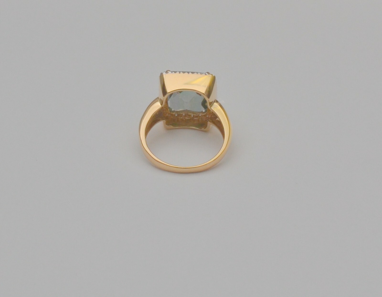 14K Yellow Gold Ring Size 7.25 Diamond Halo 6.0g Bold Statement Design DR1 lot