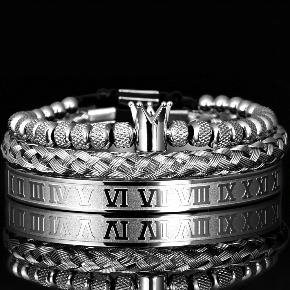 Pulseras De Hombre Joyería Pulsera Chapada en Oro Para Hombre Esclava Brazalete