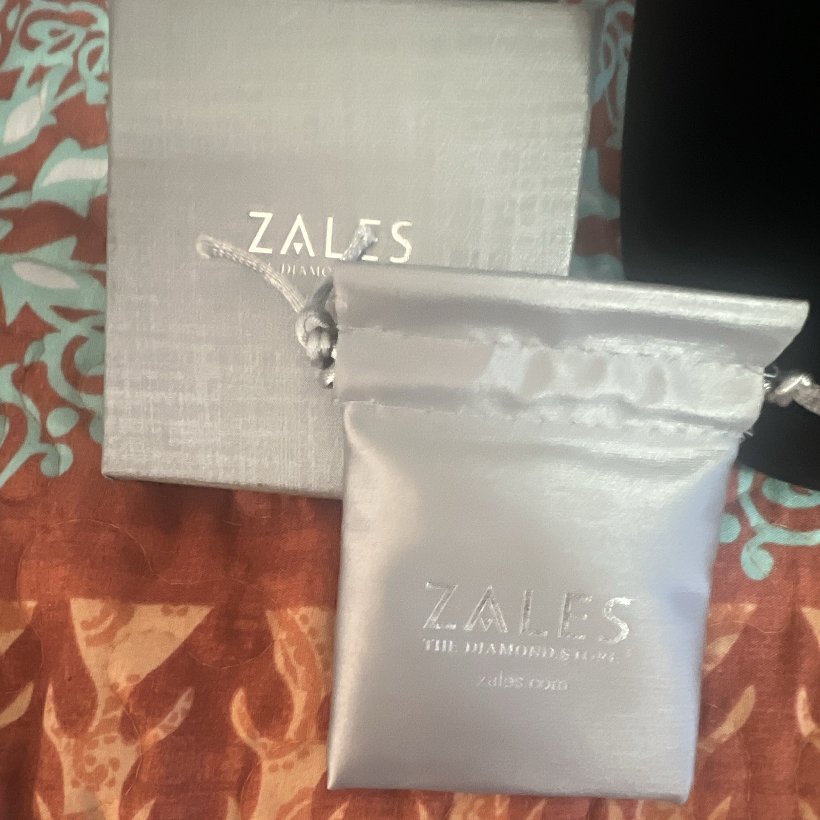 Zales Teardrop Dangle Hook Earrings Silver Tone Clear Crystal Pavé Wedding