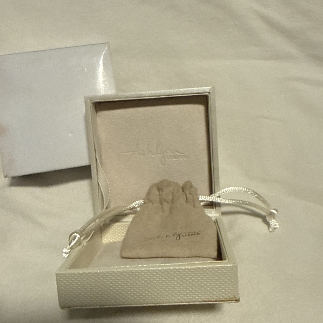 Ashlynn Avenue – Emrys 18K Rose-Gold Plated Weave Ring 0.24 Ctw – Size 7 w/box