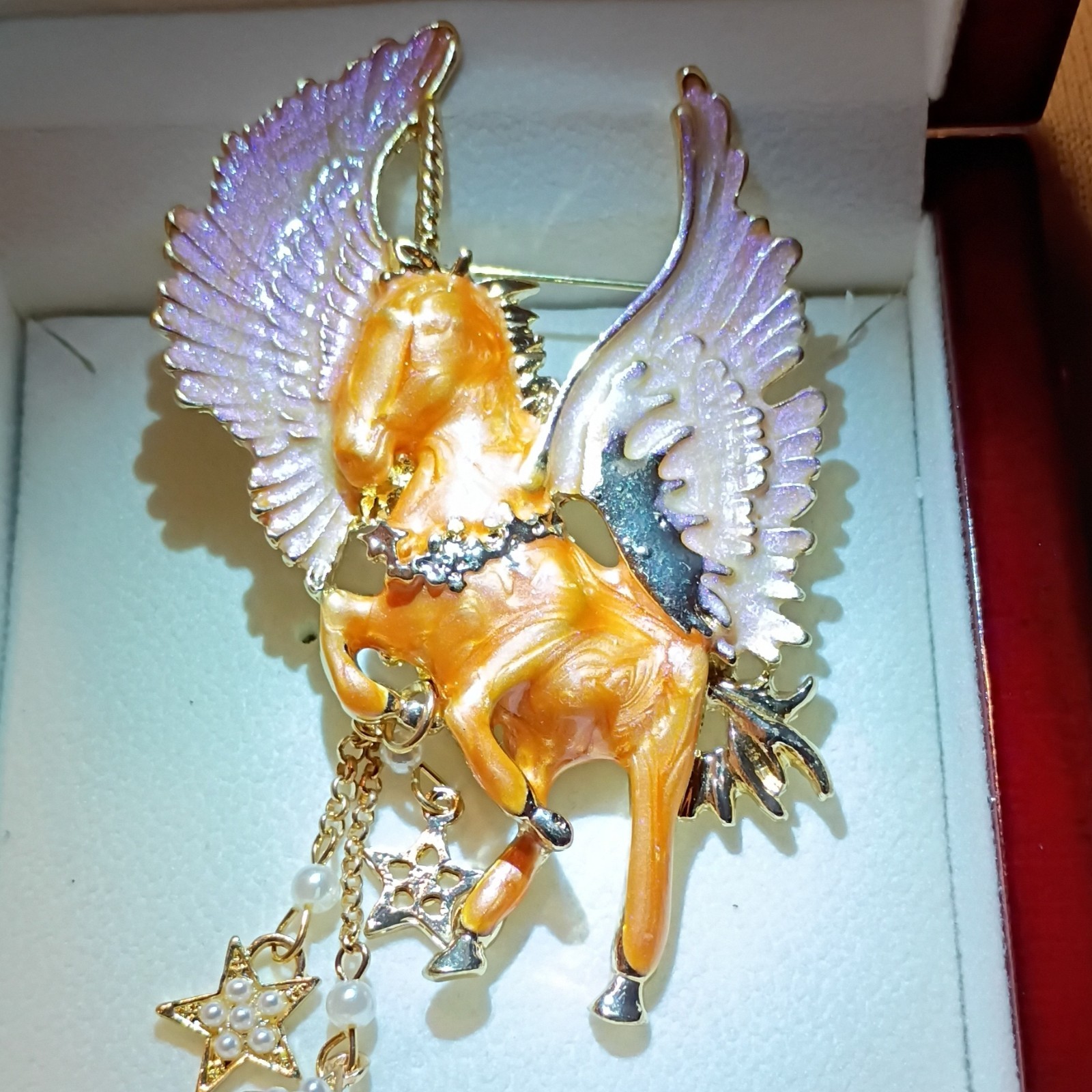 Unicorn Stars Charms Pin Brooch