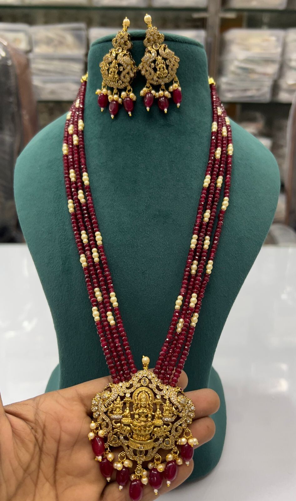 Necklace Fashion Latest Long Design Necklace Set For Women Traditional