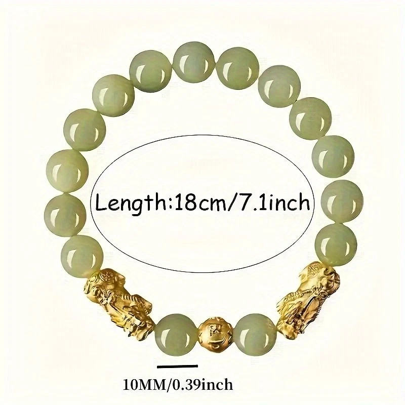 Prosperity Pixiu Hand Chain & Lucky Crystal Bracelet Jewelry Gift