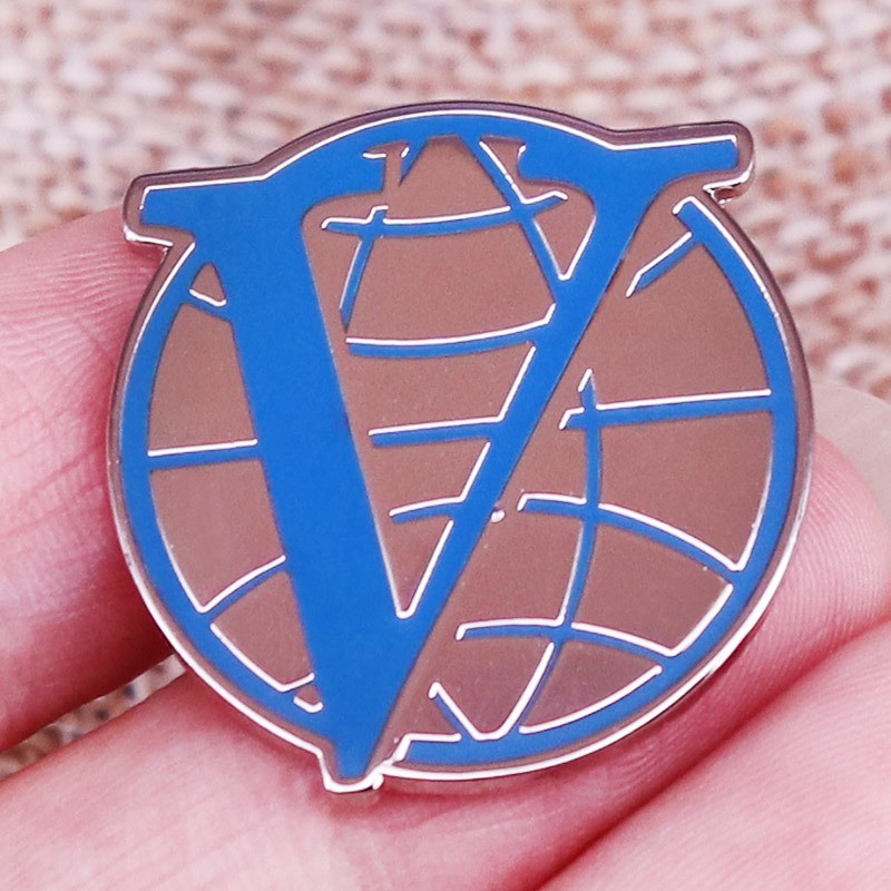 Venture Bros. Industries Symbol Emblem V Animated Comedy TV Metal Pin Badge