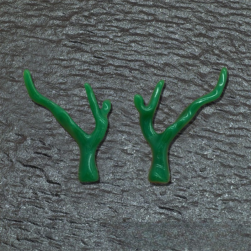 New acrylic tree branch bead hairpin headband necklace earrings accessories