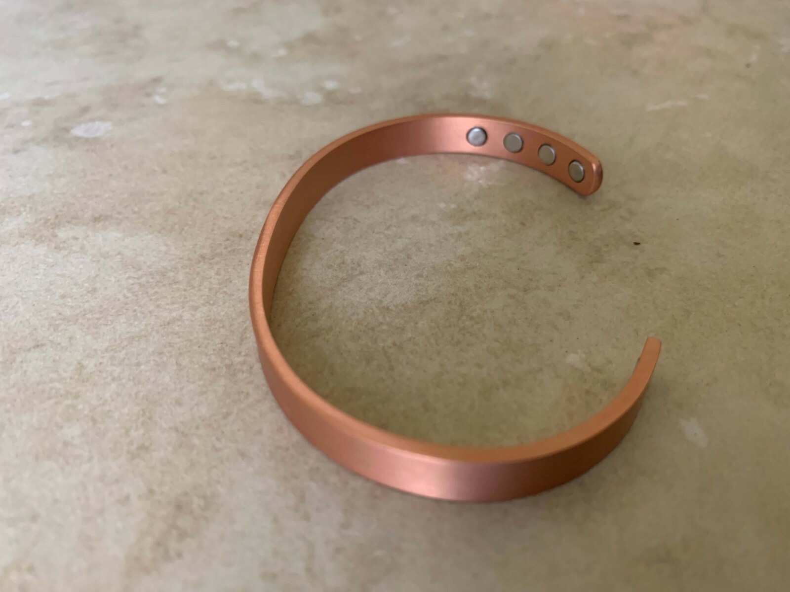 Elegant Small Pure Copper Magnetic Bracelet Arthritis Pain Relief Balance Energy