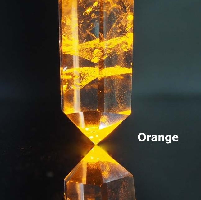 Leather Wrapp Rechargeable Light Up Led Crystal Quartz Point Witch Pendant Goth