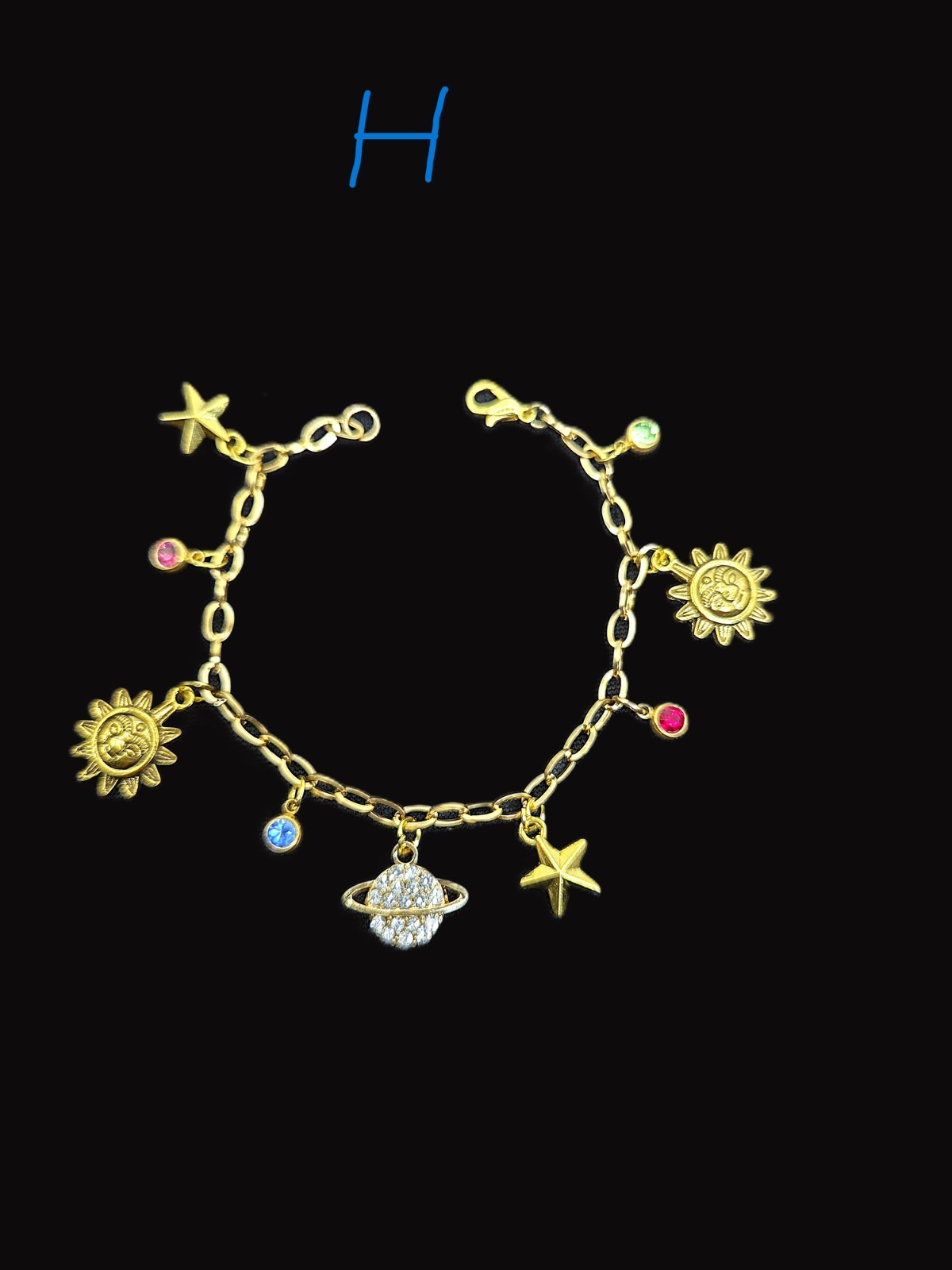 Artisan Made Assorted Gold Tone Celestial Charm Bracelets $8.00 each, you choose