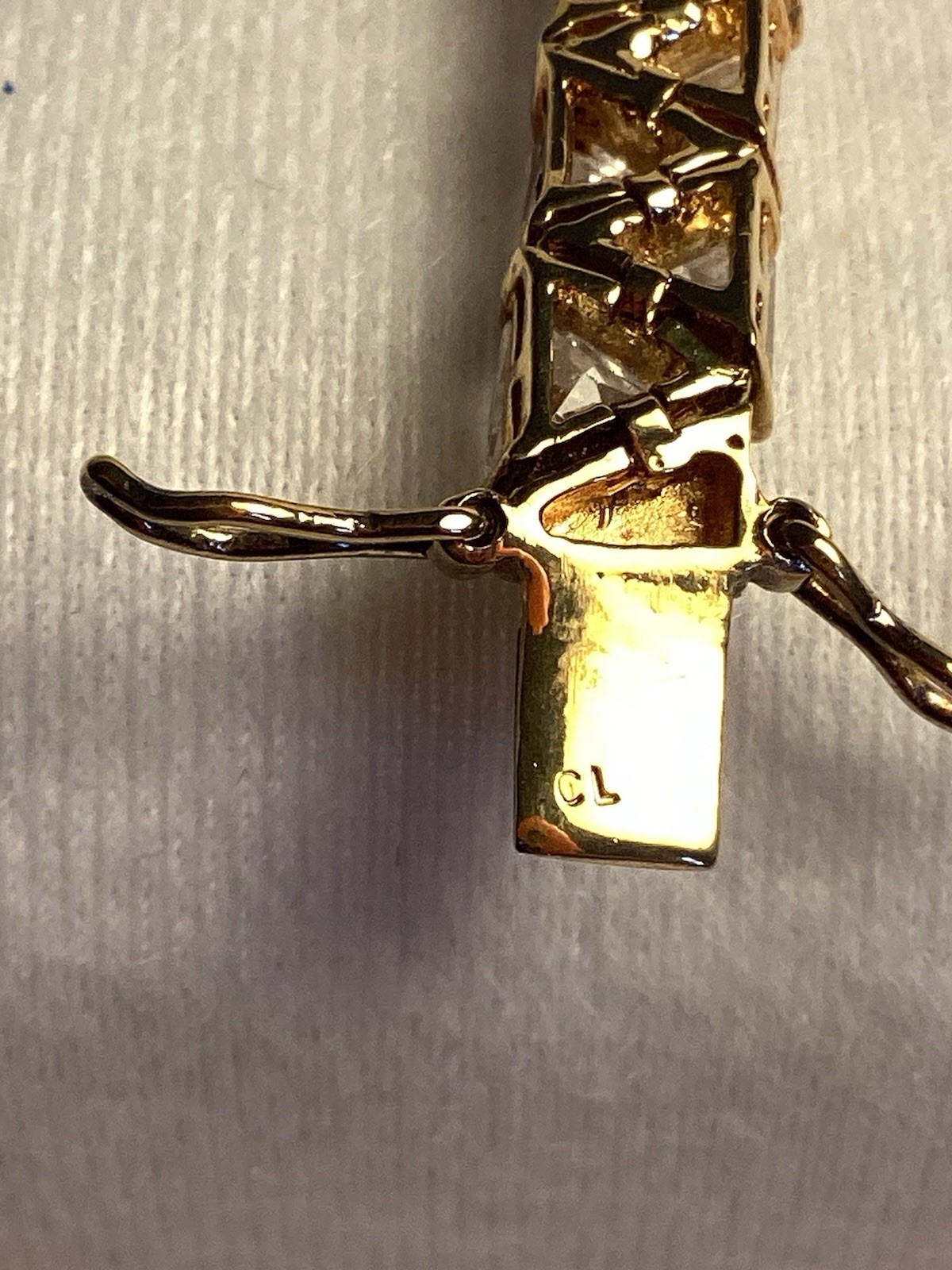 Suzanne Somers Collection Trilliant Bracelet 40ct CZ 7.5 inches