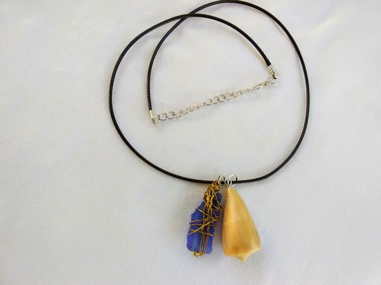 Boho Seashell Pendant Necklace 19″ Women’s Jewelry US Seller Gift