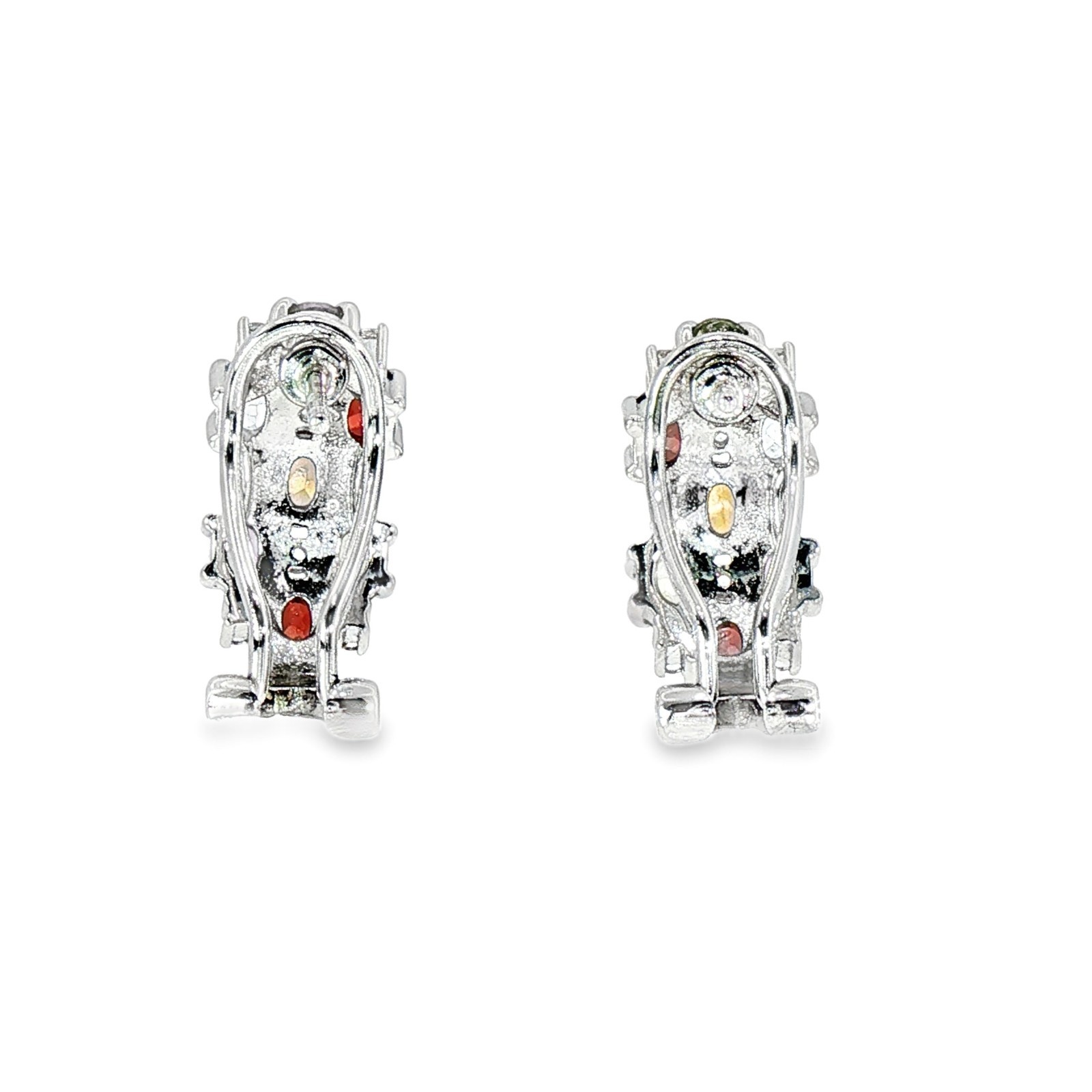 925 Sterling silver Earing Oval 4x3mm Semiprecirous Natural Gemstone Jewelry.