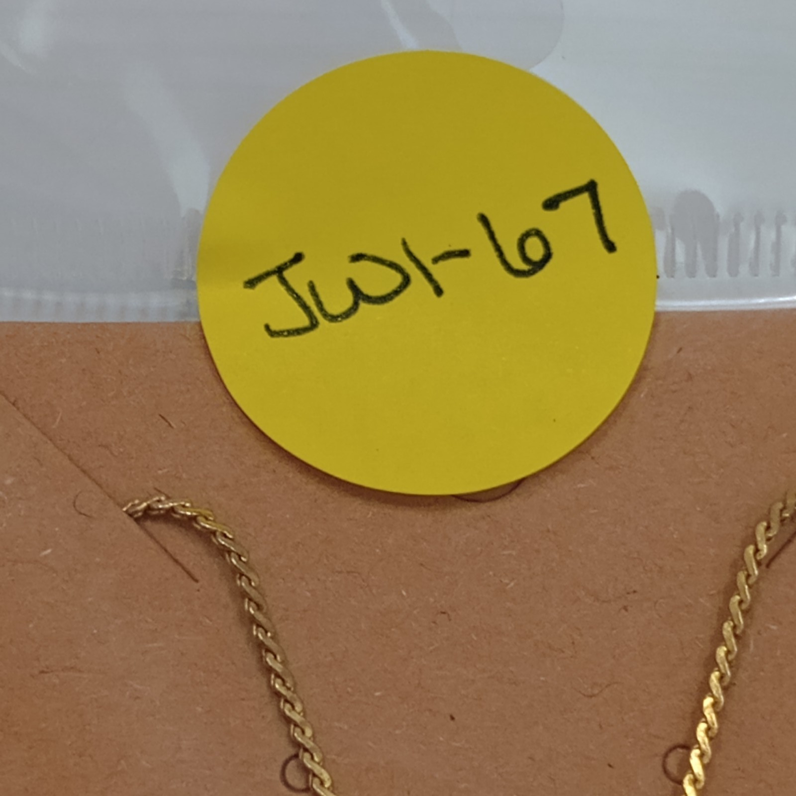 Vintage Football Pendant Necklace JMF 1/20 Gold Filled