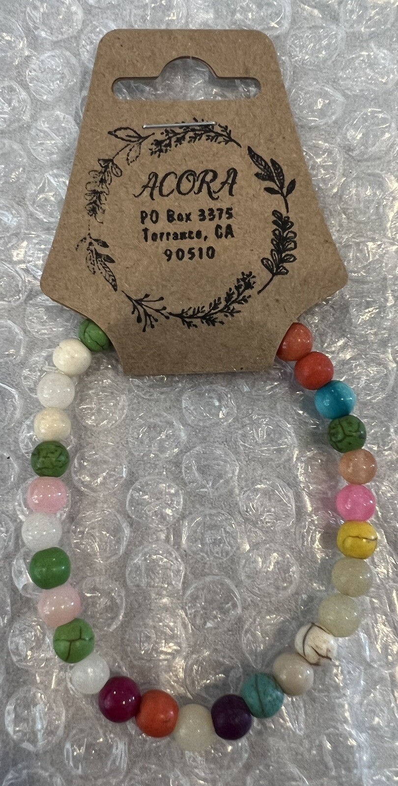 Beaded Multi-Colored Bracelet Natural Variations