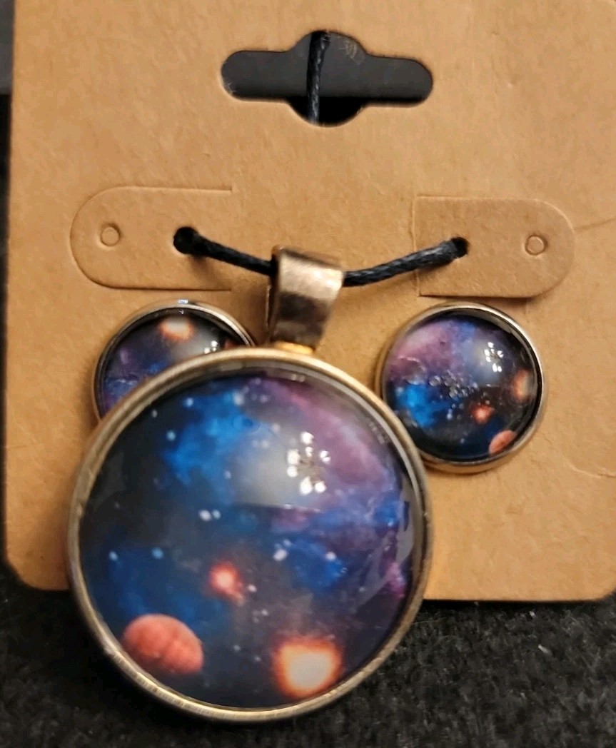 necklace with earrings Base metal 60 sets