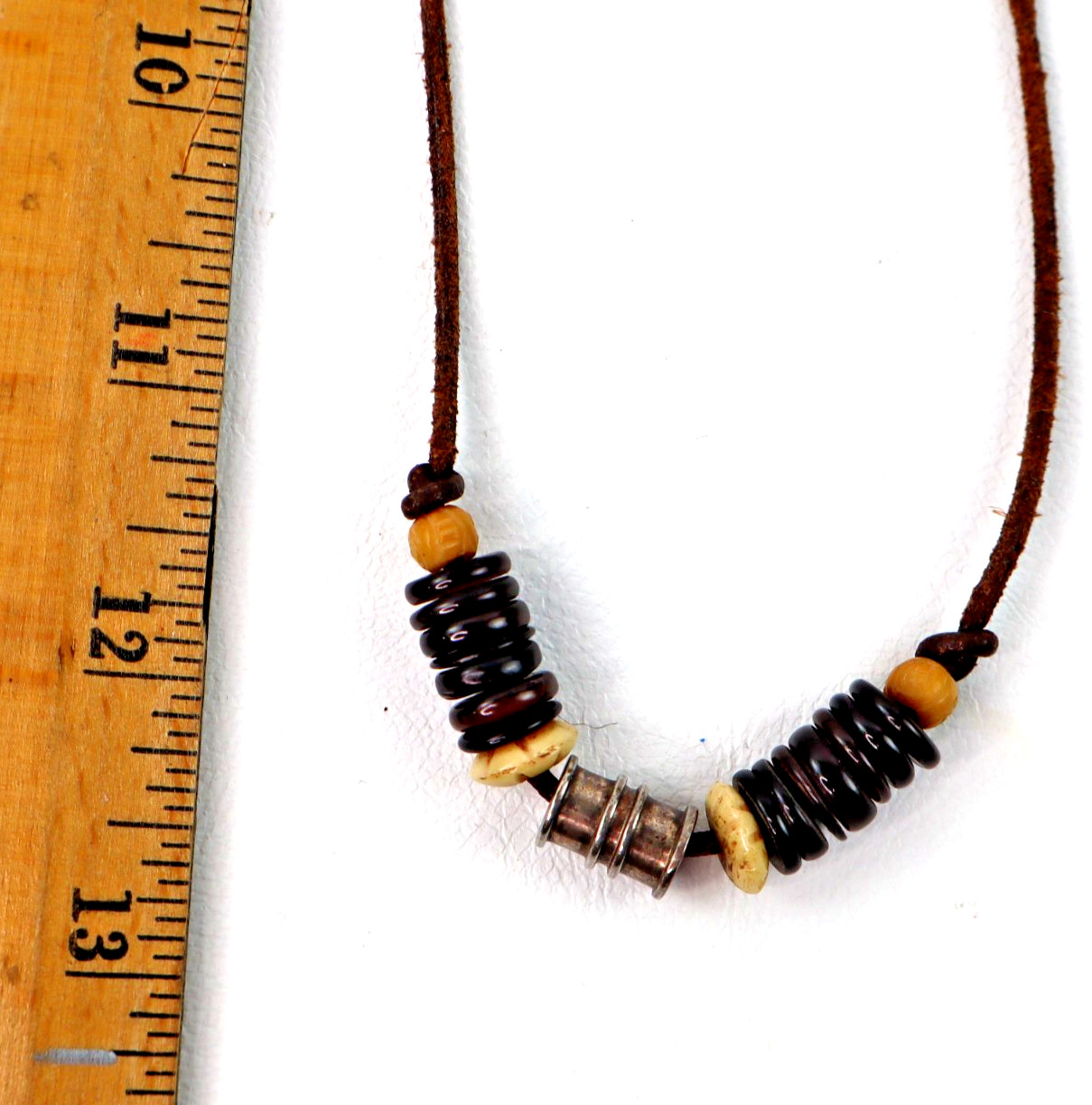 SILPADA Lot 4 necklaces 925 silver wood pearl coral Boho Surfer layer 18 to 35″