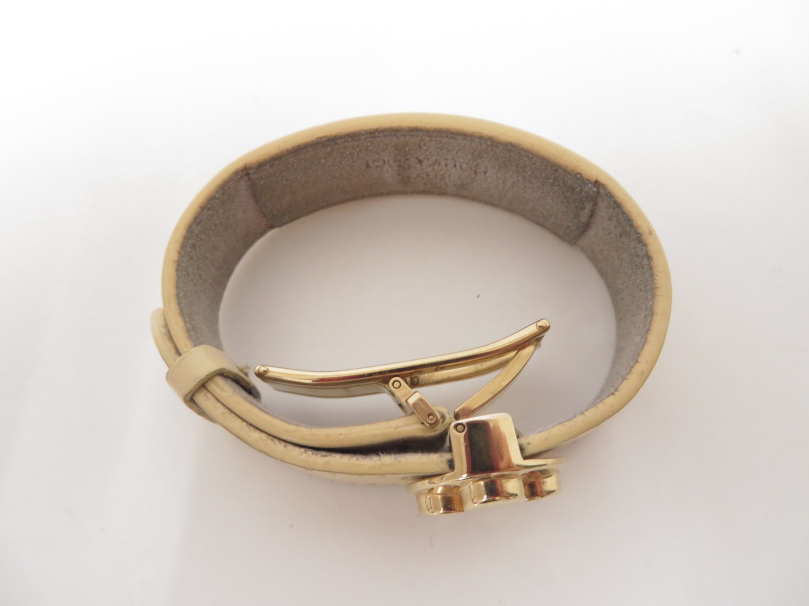 Authentic Louis Vuitton Monogram Vernis Good Luck Bracelet F#51376