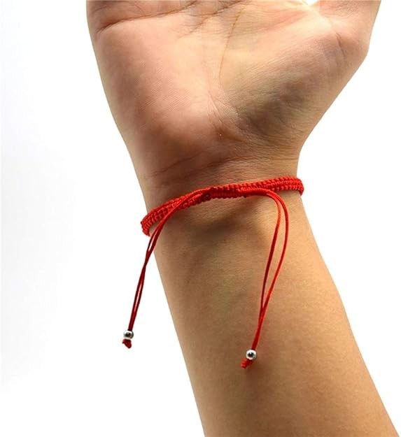 Pulsera Roja Proteccion Del Mal De Ojo Buena Suerte Ajustable Hamsa Ojo Turco US