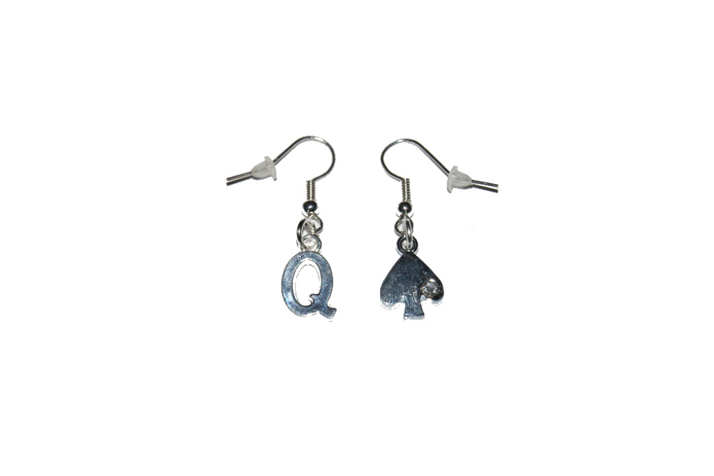 Sexy Queen Of Spades Style 4, Hotwife, Cuckold BBC Earring Ear Rings Fetish Slut