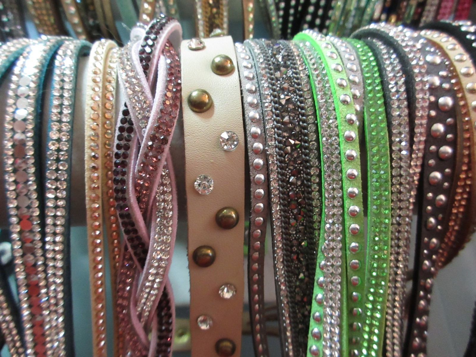 Lot 24 Assorted Double Wrap Bracelets Styles Colors Crystals Vary 7.5″ Adjust B