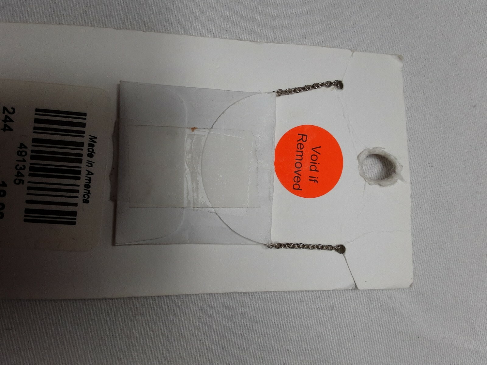 Whale fluke Silver Tone/navy Necklace on 18″ chain – New in pkg Very nice!