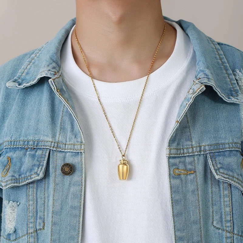 Ladies luxury Necklace Pendant for Ashes Cremation Jewelry for women