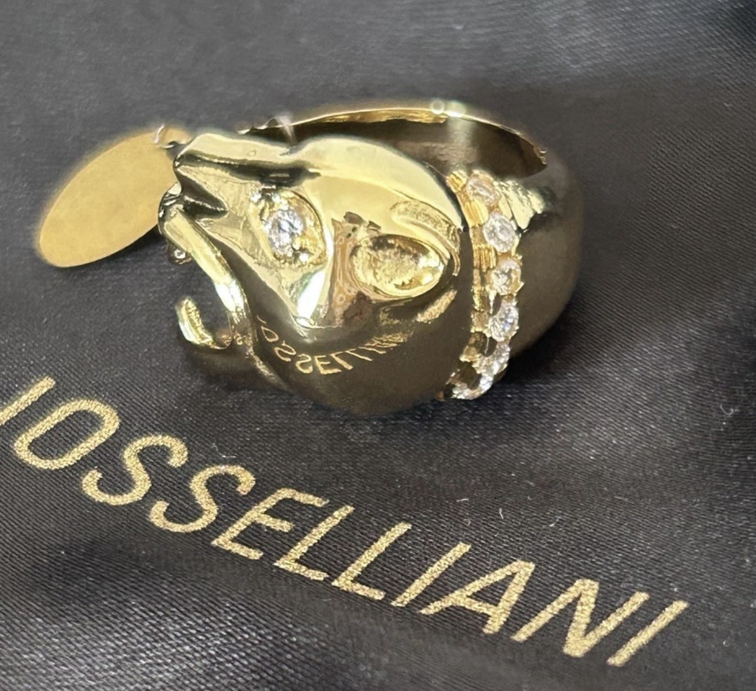 Ioselliani Ring 18 carat Gold-plated Panther