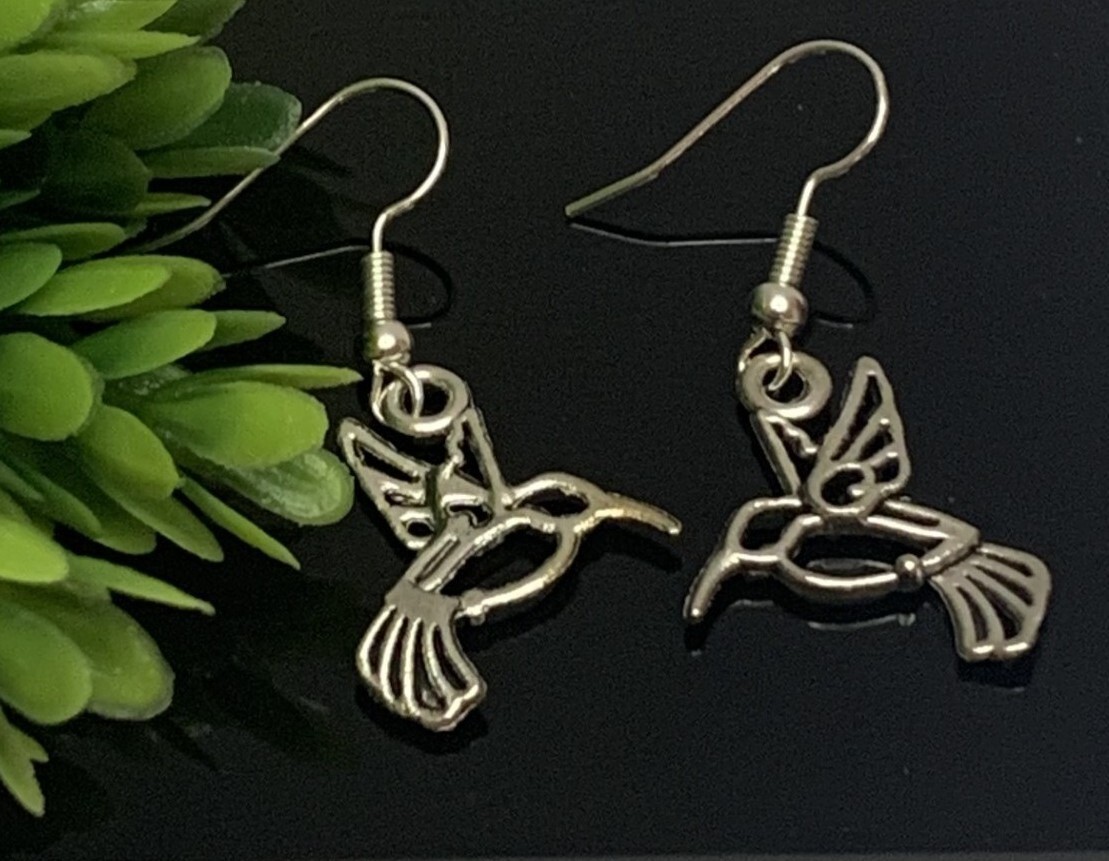 Hummingbird Earring, Bird Earrings, Bird Jewelry, Gift Idea, Hummingbird Jewelry