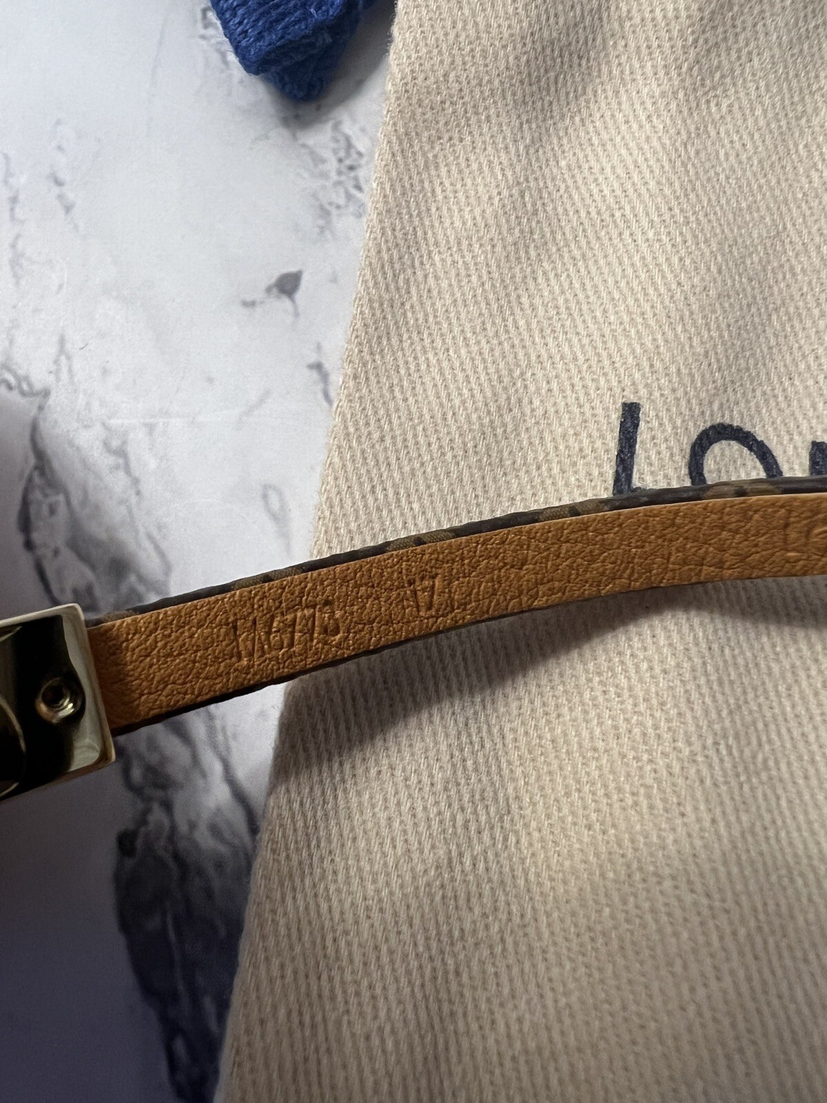 Bracelet Louis Vuitton Vivienne Monogram Charm Size1 17 New Box Receipt M6773F