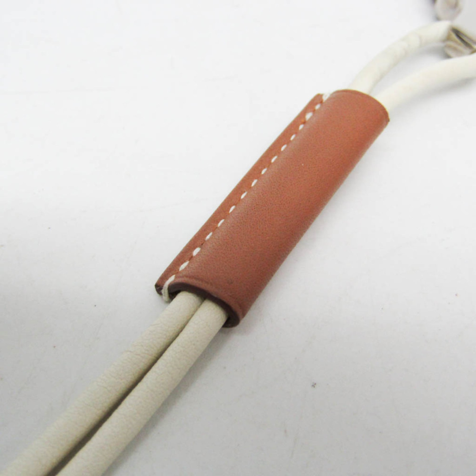 Hermes Loop Grand Kyoto Tresse Metal,Swift Leather Necklace