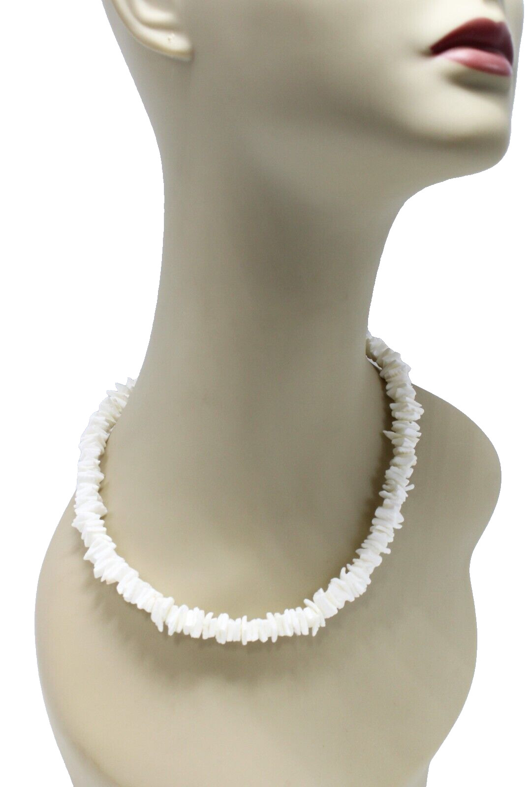 New Hawaiian Island Beach Style 18″ Chipped Puka Sea Shell Necklace #N1050