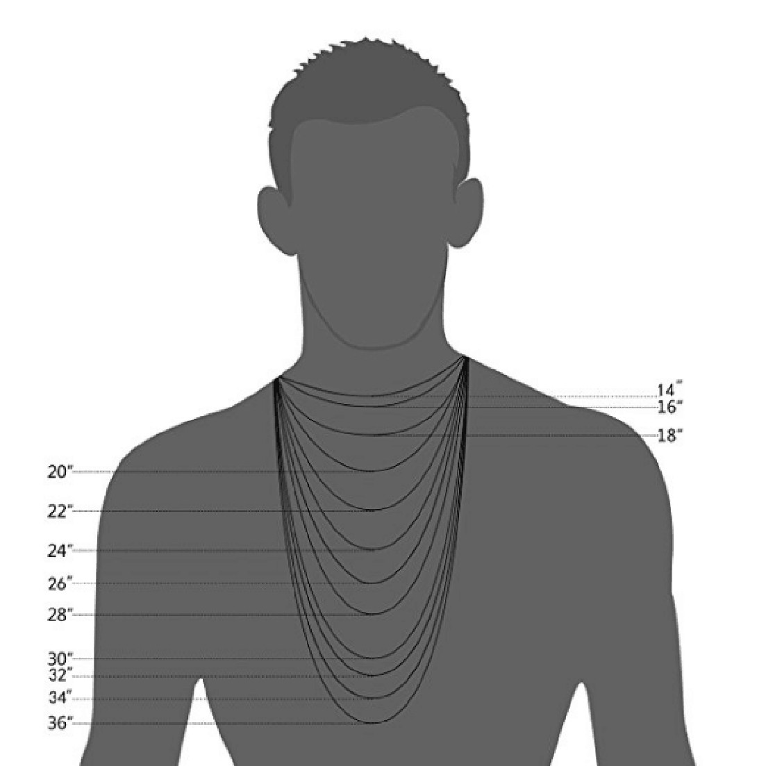 6/8/10mm Hip Hop Men’s 316L Stainless Steel Ball Beads Chain Necklace 7-40inch