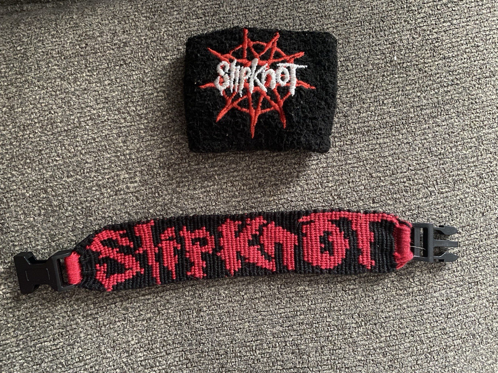 Slipknot Sweatband Bracelet Official And Homemade METAL BAND MERCHANDISE