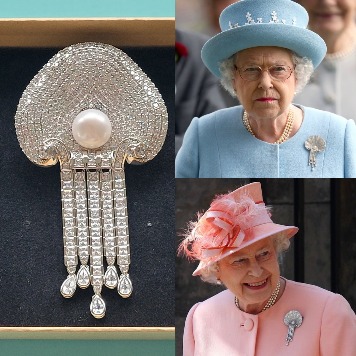 Queen Elizabeth’s Royal Replica The Queen Mother’s Scallop-Shell Brooch Pendant