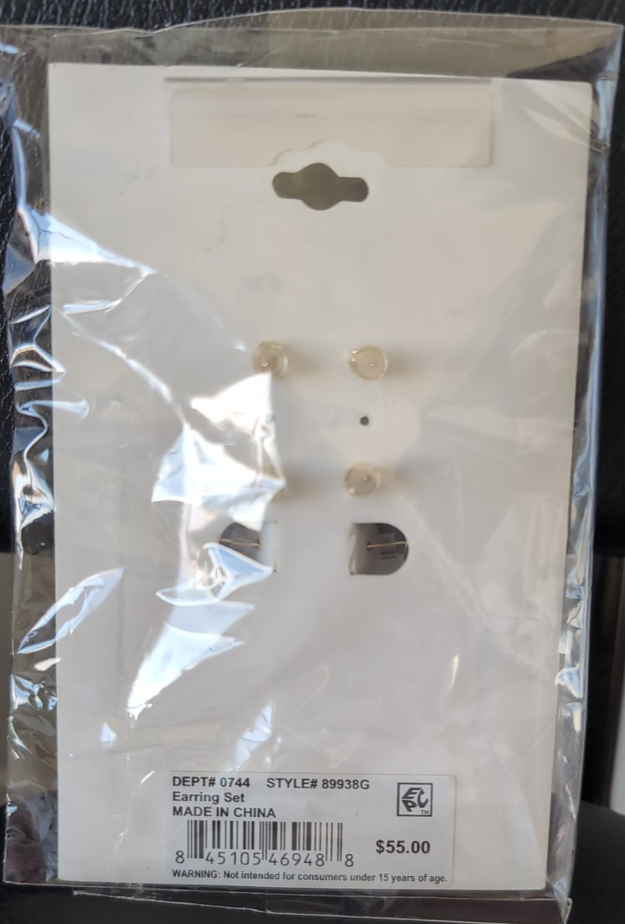 NWT Unwritten “Shine Bright” Earring Set 14k Gold Flash Plated Cubic Zirconia