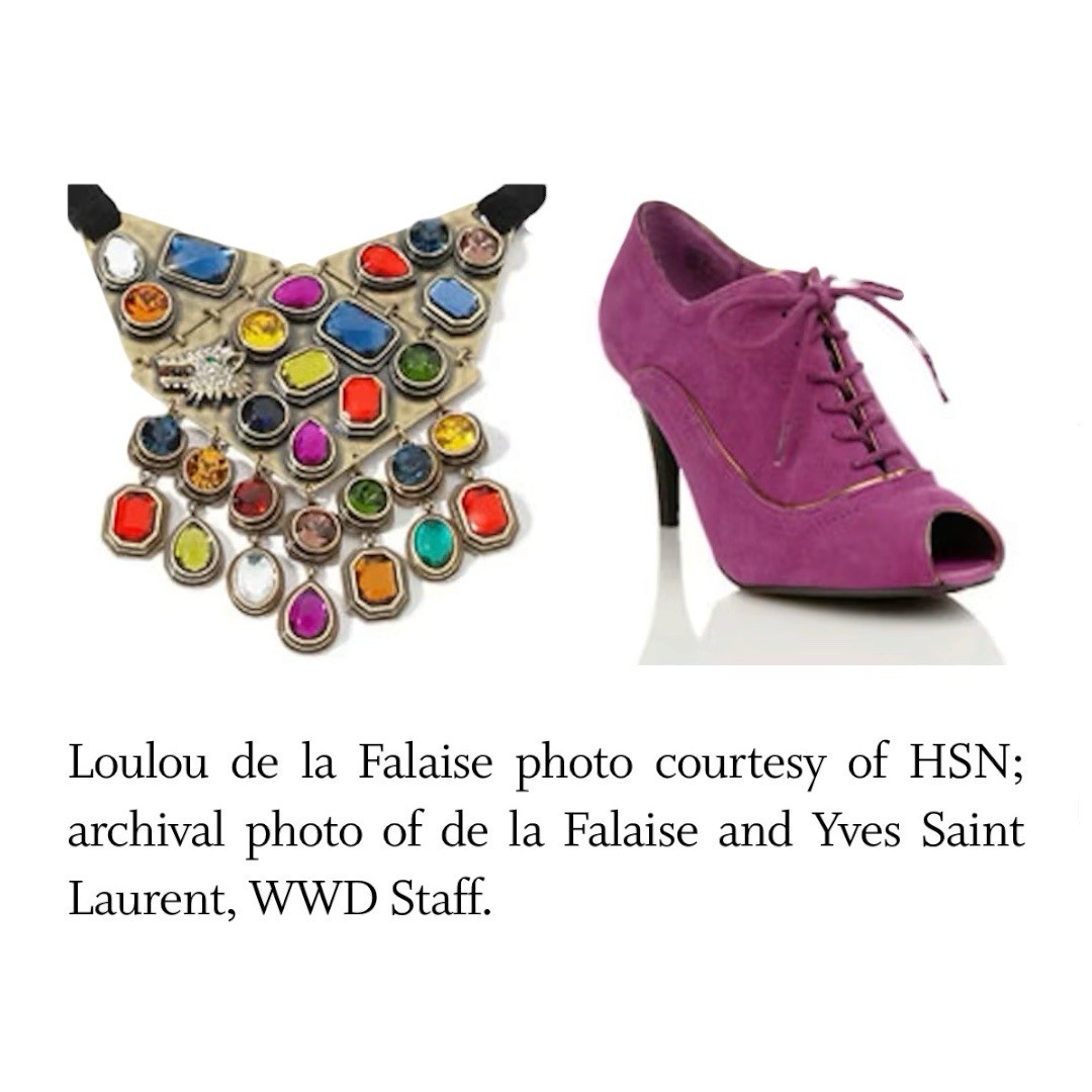 Loulou de la Falaise Multicolor Statement Bib Necklace with Gem Accents with Box