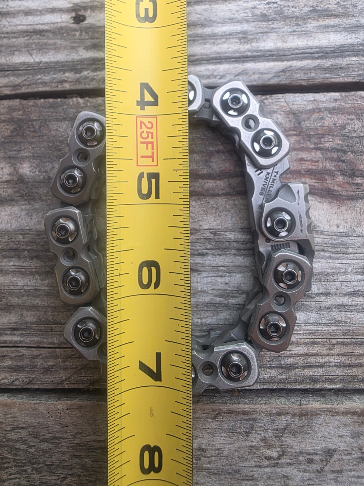 TMillerKnives Edc Titanium T1 Chain Bracelet G2U