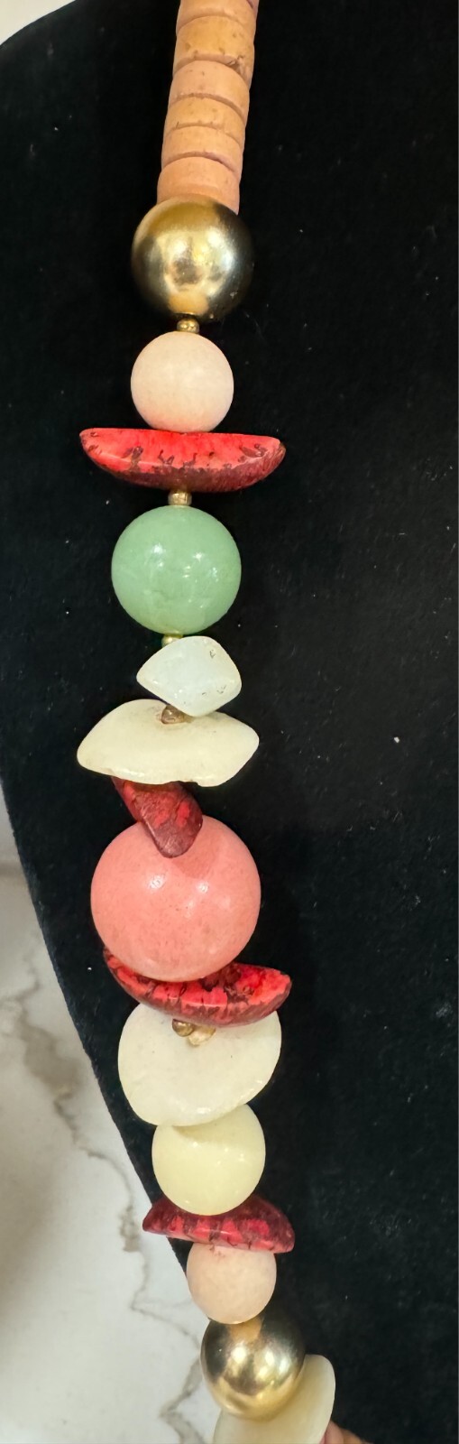 Pretty 25″ Beaded Necklace- Various Shapes & Sizes – Glass, Stone & More