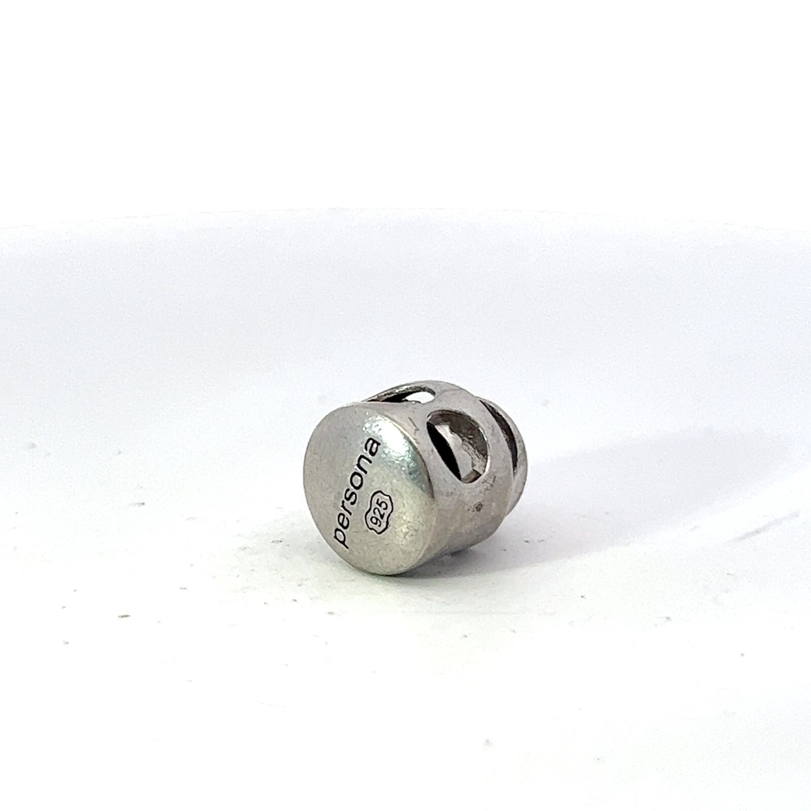 Persona 12mm Sterling Silver Push Button Closure Tension Bracelet Necklace Lock